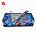 Sweet Sweet 16g Twisted Soft Gummy Liquorice Candy Sweet Sour Powder Or Jam Filling Liquorice Stick