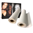24 Canvas 320gsm Inkjet Printing Waterproof Matte Polycotton Bleached White 24 Inch Canvas
