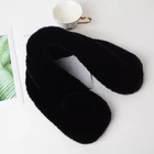 Scarves Wraps Newest Design Fluffy Soft Rabbit Fur Scarf Cute Winter Warm Scarves Wraps For Lovely Women