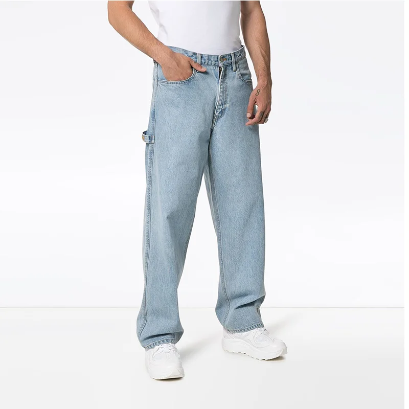 Mens Clothing Jeans Straight-leg jeans Dondup Denim Pants in Blue for Men 