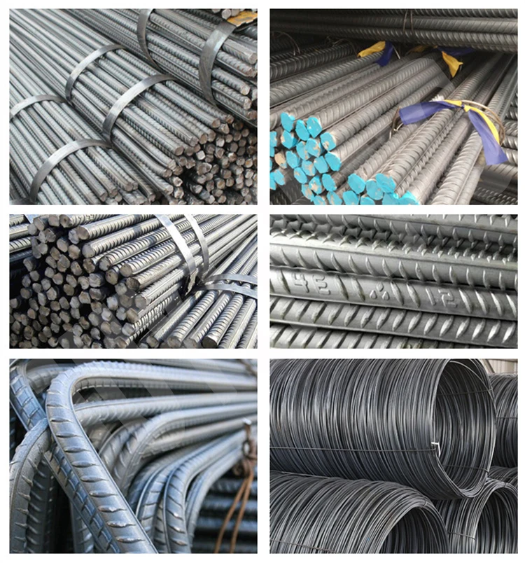 Rebarras de acero deformadas de 50 mm Q235 Barra de acero de construcción personalizada 0