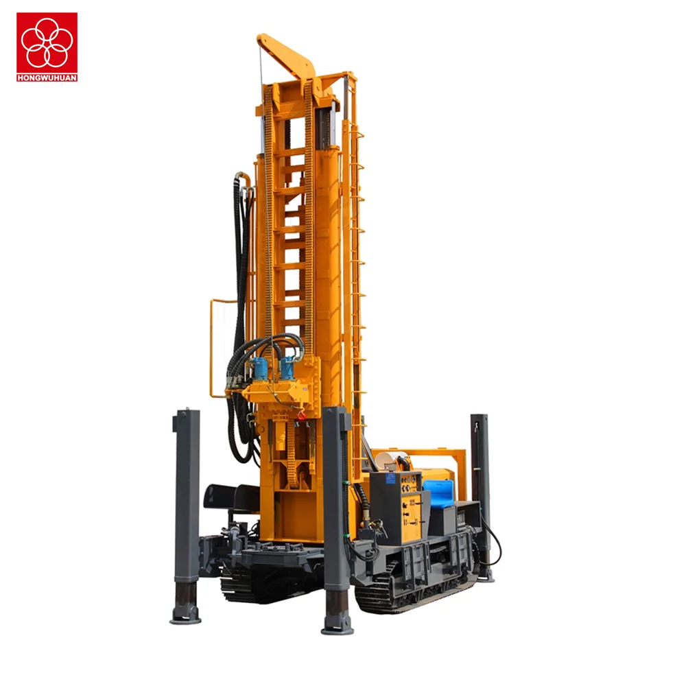 Good price Hongwuhuan HWH800 air penumatic for drilling water well air portable water well drilling machine