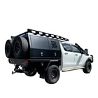 Aluminum Custom Ute Tray With Side Box And Mud Arch Guard For Triton/ranger/hilux Pickup