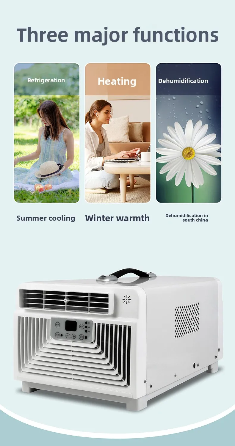Window Air Conditioner, Portable, 3400BTU, Battery - detail 12