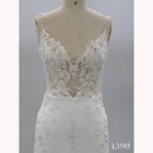 Wedding Dress Wedding Dresses Western Women Sexy Backless Appliqued A Line V Neck Mermaid Tail Wedding Dress
