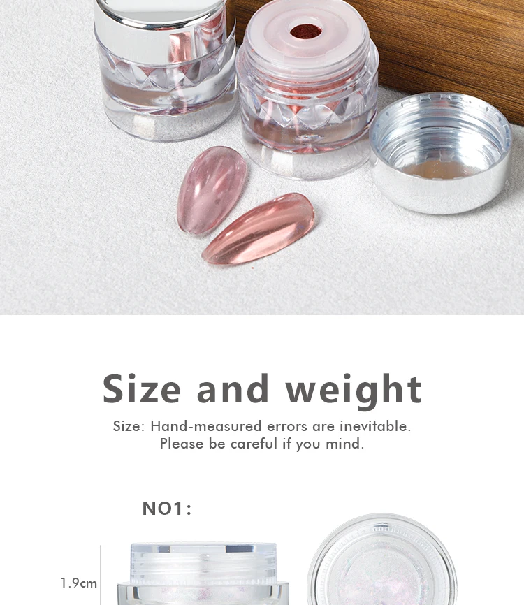 product vinimay 4 styles nail magic mirror powder aurora shiny effect easy to blend for gel polish acrylic nail art decoration-14