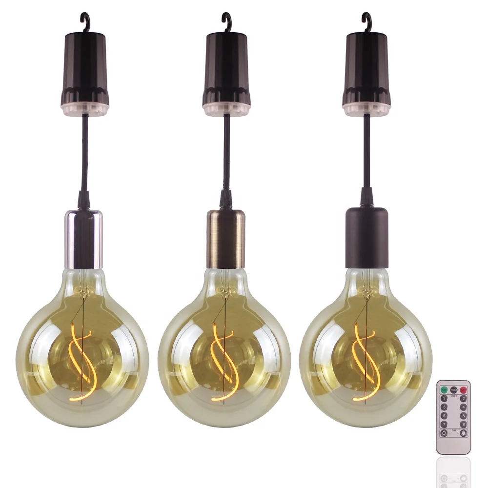 battery remote hanging lights