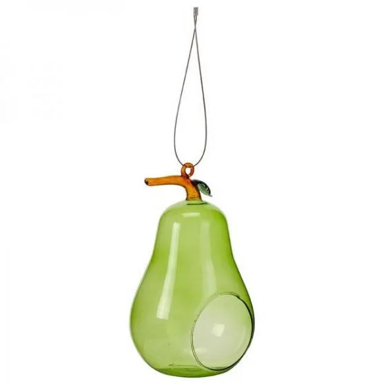 pear shaped bird feeder