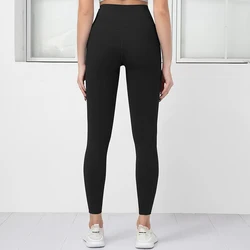 Wholesale 2022 Leggings with Pockets for Women Workout High Waisted Tummy Control Running Yoga Pants