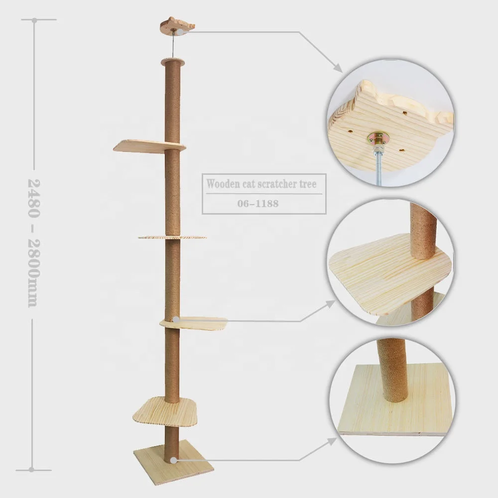 floor to ceiling cat tree