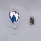 Hand Blown Glass Balloon Led Light Hanging Decorations For Birthday Decoration Colored Glass Art Balloon Crafts For Sale
