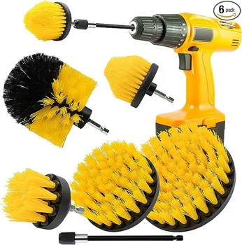 Hot Selling Auto Detailing Brush Drill Clean Brush Set Cleaning Tools  Drill Brush Set