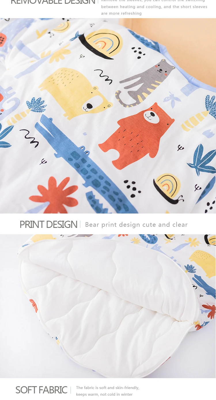 Customized New Born Girl Sleeping Bag Competitive Price Baby Sleep Sack