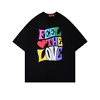 Custom Color 3D Puff Print T-Shirt 100% Cotton Letter Foam Screen Printing Hip-Hop Male Plus Size T-Shirt