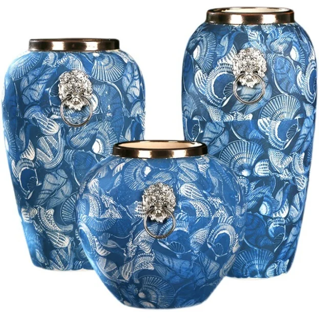 Home Decor Chinese Traditional Style Vases Customized Wholesale Unique Flower Vases Porcelain Ceramic Vases