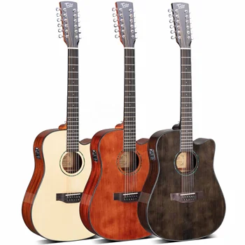 Artiny Good Quality New Product  41 inch 12 strings electric acoustic Guitar Wholesale Musical Instrument
