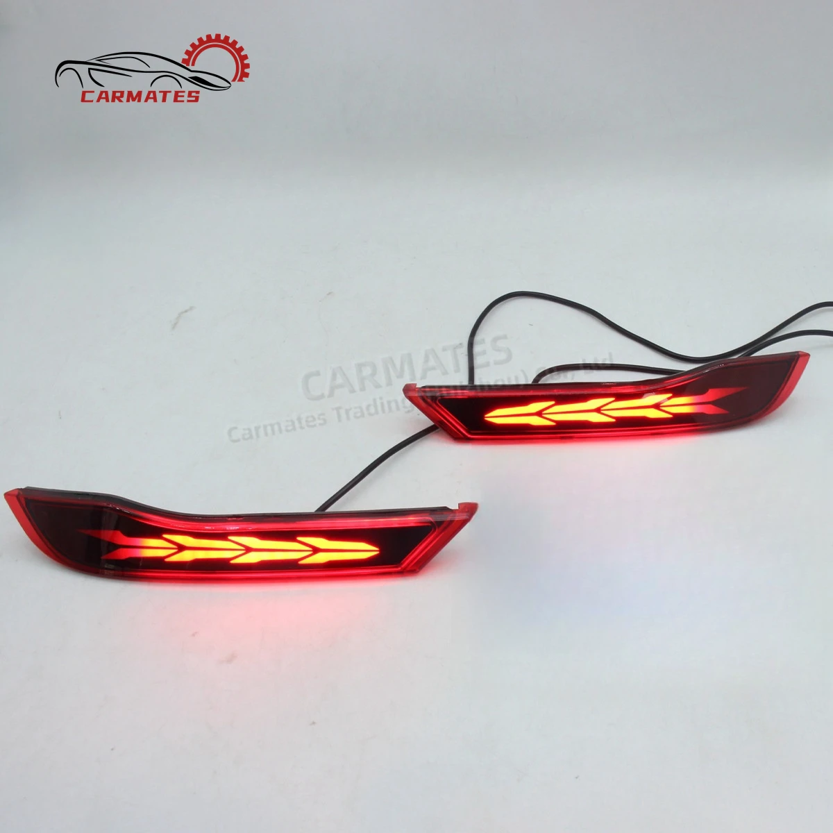 Carmates Led Drl Brake Light Taillight Driving Light Bumper Lamps With