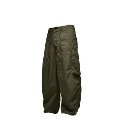 INFLATION Parachute Pants Windbreak Fabric Baggy Shrink Pocket Cargo Elastic Men's Pants & Trousers