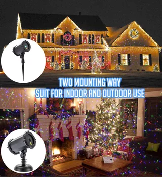 Galaxies projectors laser LED garden light Outdoor Indoor decorations RGB Holiday Light with Music Show
