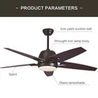 Ceiling Fan Bedroom Living Room Ceiling Decorative Remote Control Ceiling Fan With Light