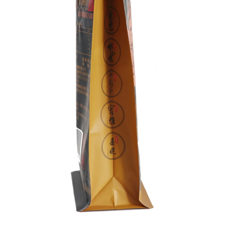 Custom Printed 250g 500gr 12 Ounce Black Empty One Way Valve Coffee Bags Flat Bottom Coffee Packing Bag with Valve and Zipper