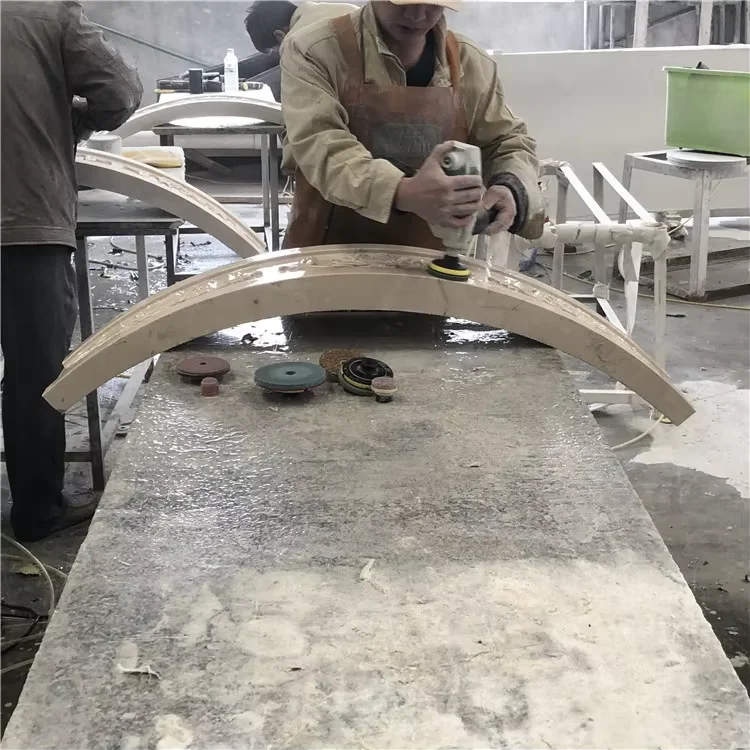 product natural marble cnc carving wall panels for interior design hot sale cnc 3d beige marble wall tiles-5