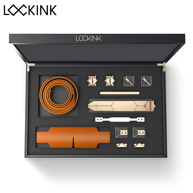 Lockink Bondage Set Restraints Leather Diy Bondage Kit Special Design Two Color Sex Toy Adult