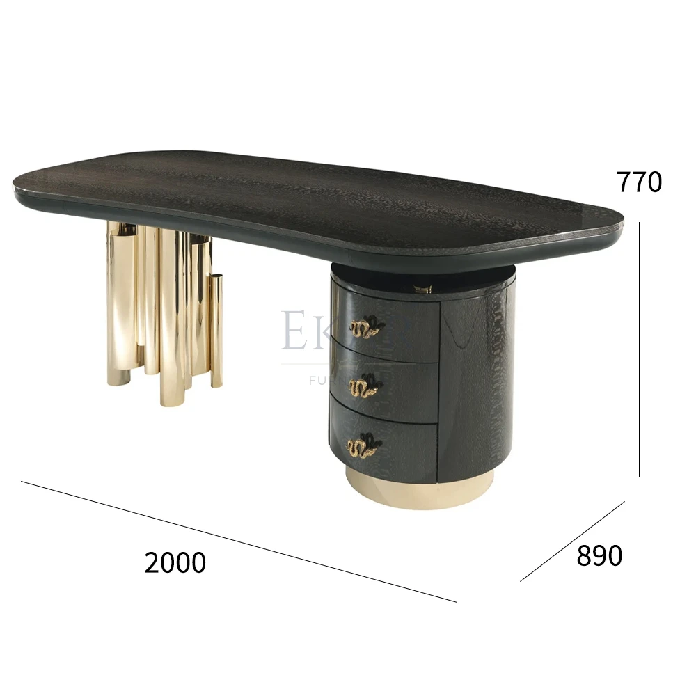 product ekar modern executive desk with new design luxury melamine wood office furniture for office building villa bedroom use-7