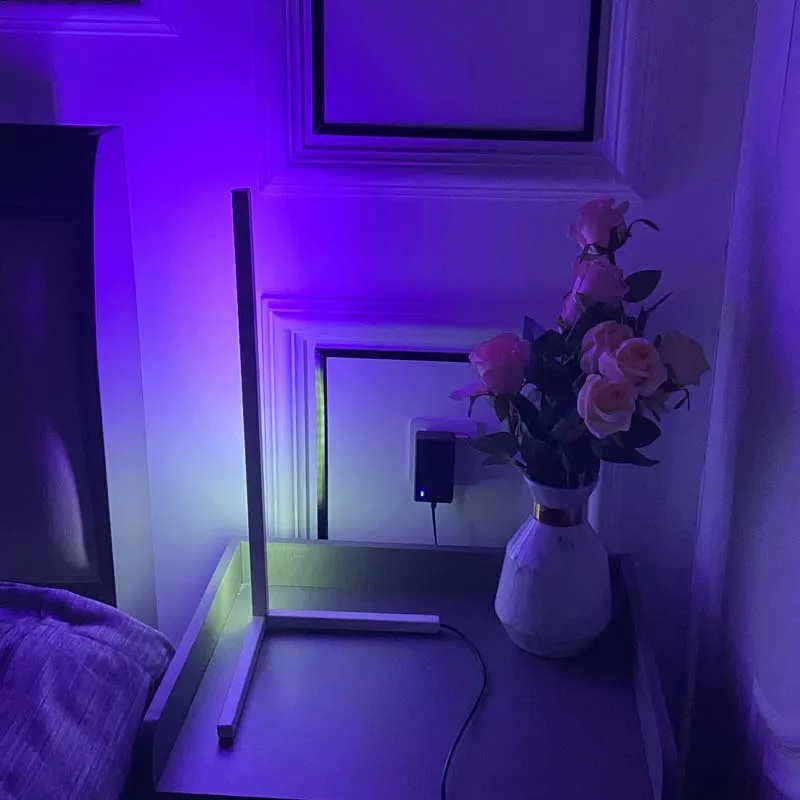 Nodic hot sale amazon luxury rgb remote control dimmable modern led desk light  minimal corner home decor table lamp for bedroom