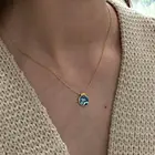 Abalone Shell 925 Sterling Silver Tiny Abalone Shell Pendant Necklace Small Gold Necklace