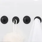 Wall Hanger Best Selling KING Series Black Stainless Steel Towel Hook Wall Hanger Clothes Rack