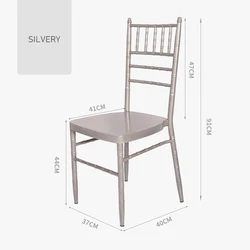 Hot Selling Hotel Stacking Metal Wedding Chiavari Chair Tiffany Chair