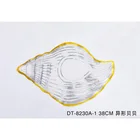 Sea Shell Pvc Placemat Sea Shell Shape Irregular Cute Gold Dinning PVC Plastic Placemats