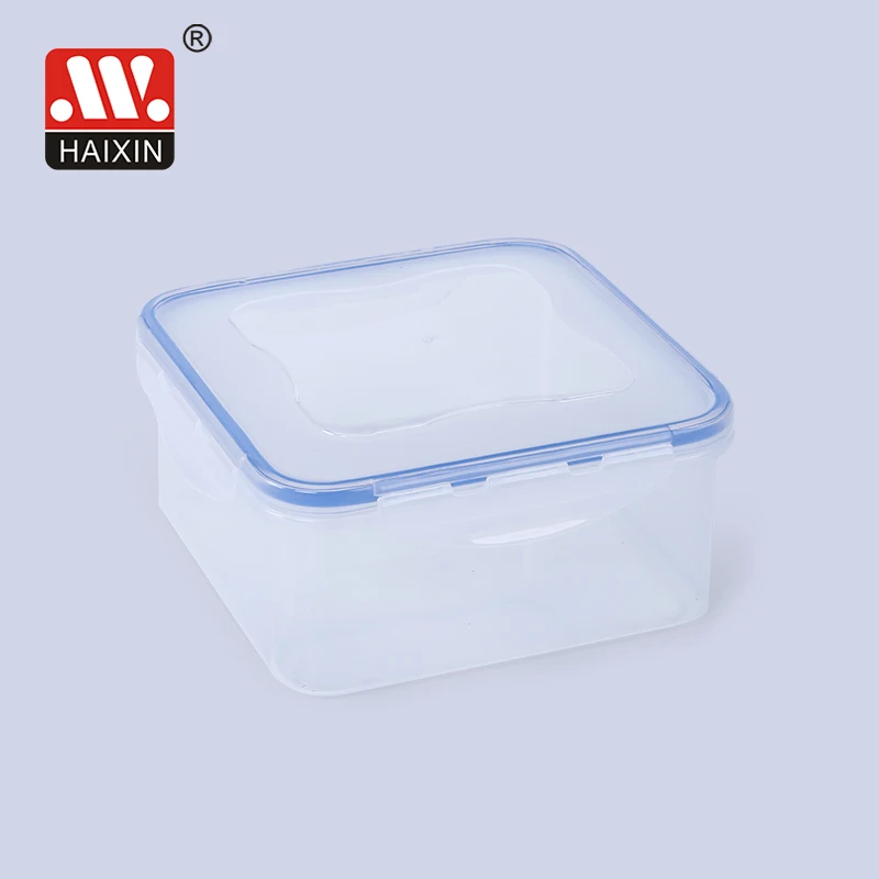 Meal Storage Container With Locking Lid Refrigerator Food Containers Plastic Set Storage Microwave Safe Stackable Lunch Box