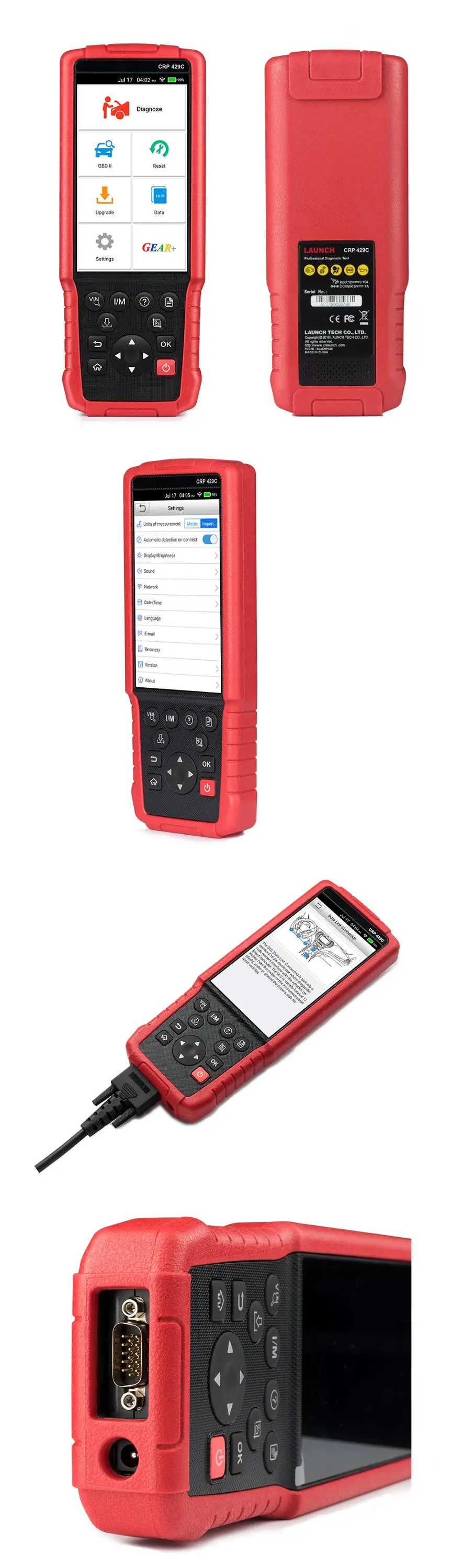 2023 New Launch X431 Crp429c Crp 429c Auto Diagnostic Tool For Engine