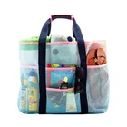 Tote Large Capacity Tote Pool Shoulder Strap Mesh Tote Bag Beach Oversized Zipper Pockets Summer Bag For Women Beach