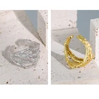 American European And American Ins Cold Style Niche Design Texture Line S925 Sterling Silver Ring For Women