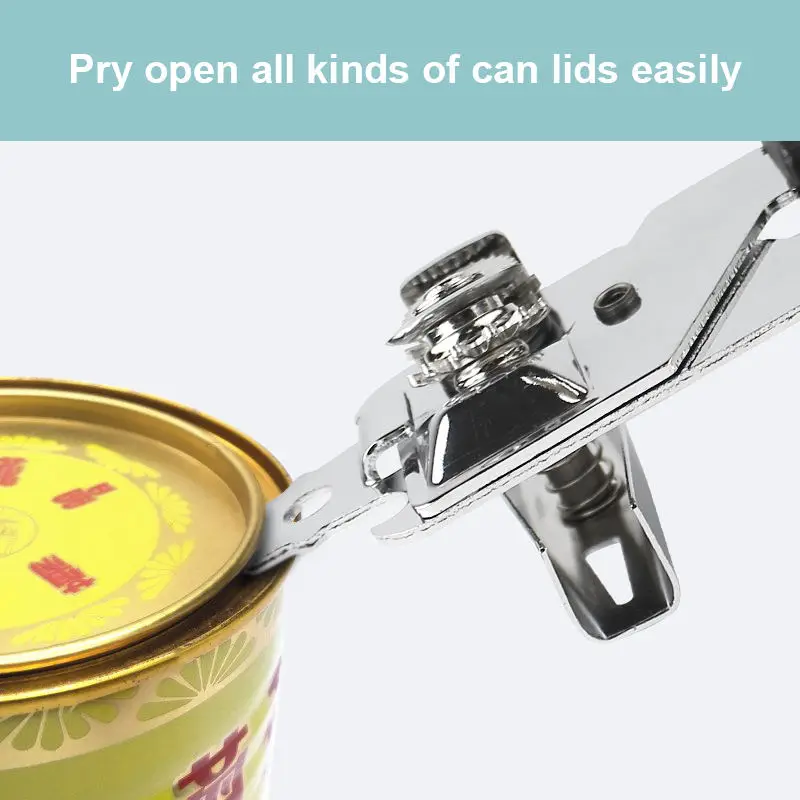 Manual Can Tin Opener With Smooth Edge Stainless Steel Can Opener Custom Kitchen Accessories Organizer Bottle Opener