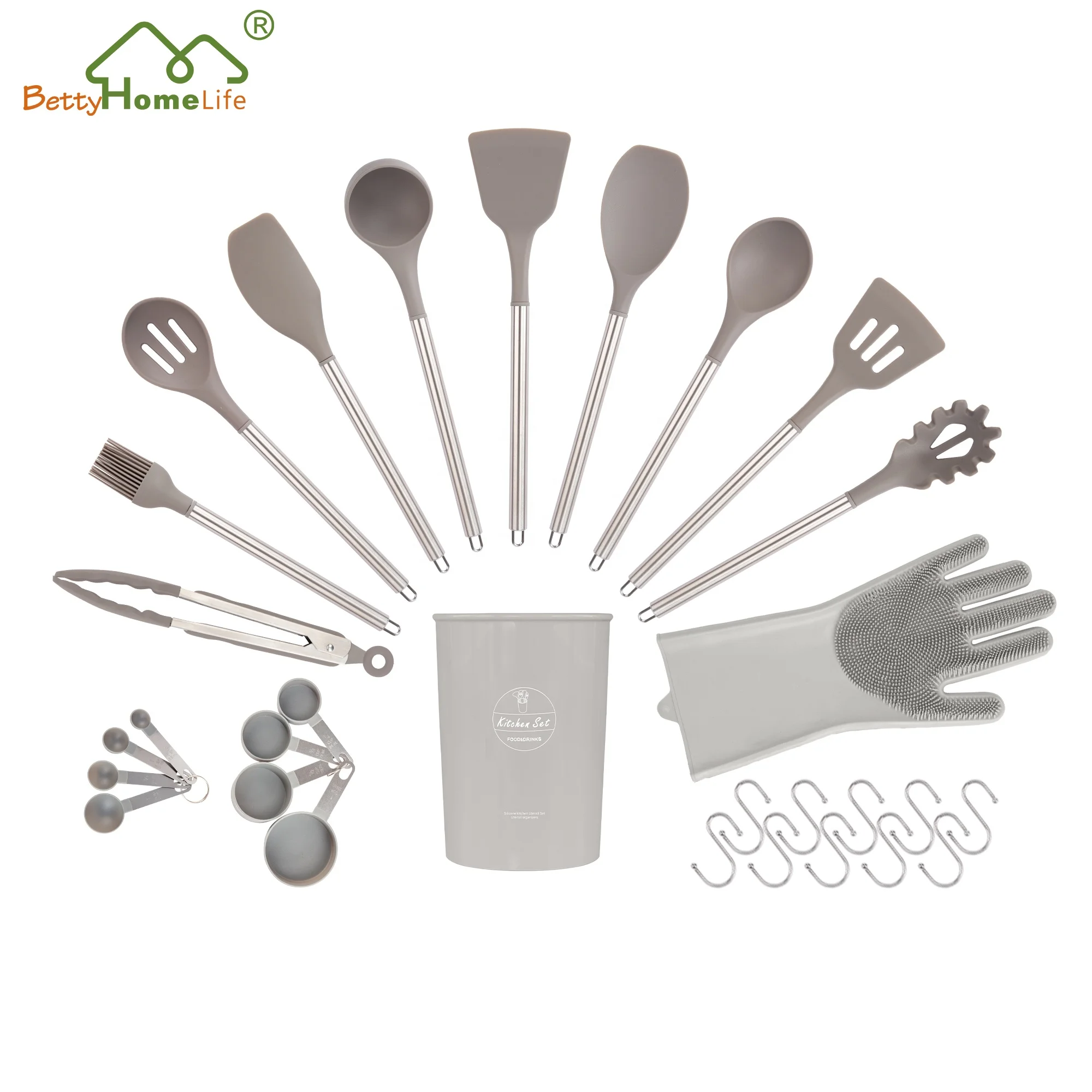 heat resistant silicone cooking utensils