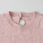 Baby Clothes Kids Boutique Infant Baby Cute Sleeveless Romper Jumpsuit Clothes Kids Infant Knit Pink Speckle Overall