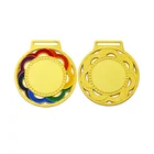 Promotional Gift Custom Gold Military Sport Keys Miraculous Cycling With Ribbon Oly Mpic Medal