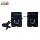 Speaker Usb Power Portable Speaker RGB Light YST-1046 Speaker Wired USB Power Computer LED Gaming Speaker