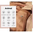 Bracelet Simple Personality Ladies Animal Charm Custom Engraved Women's Stainless Steel Bracelet