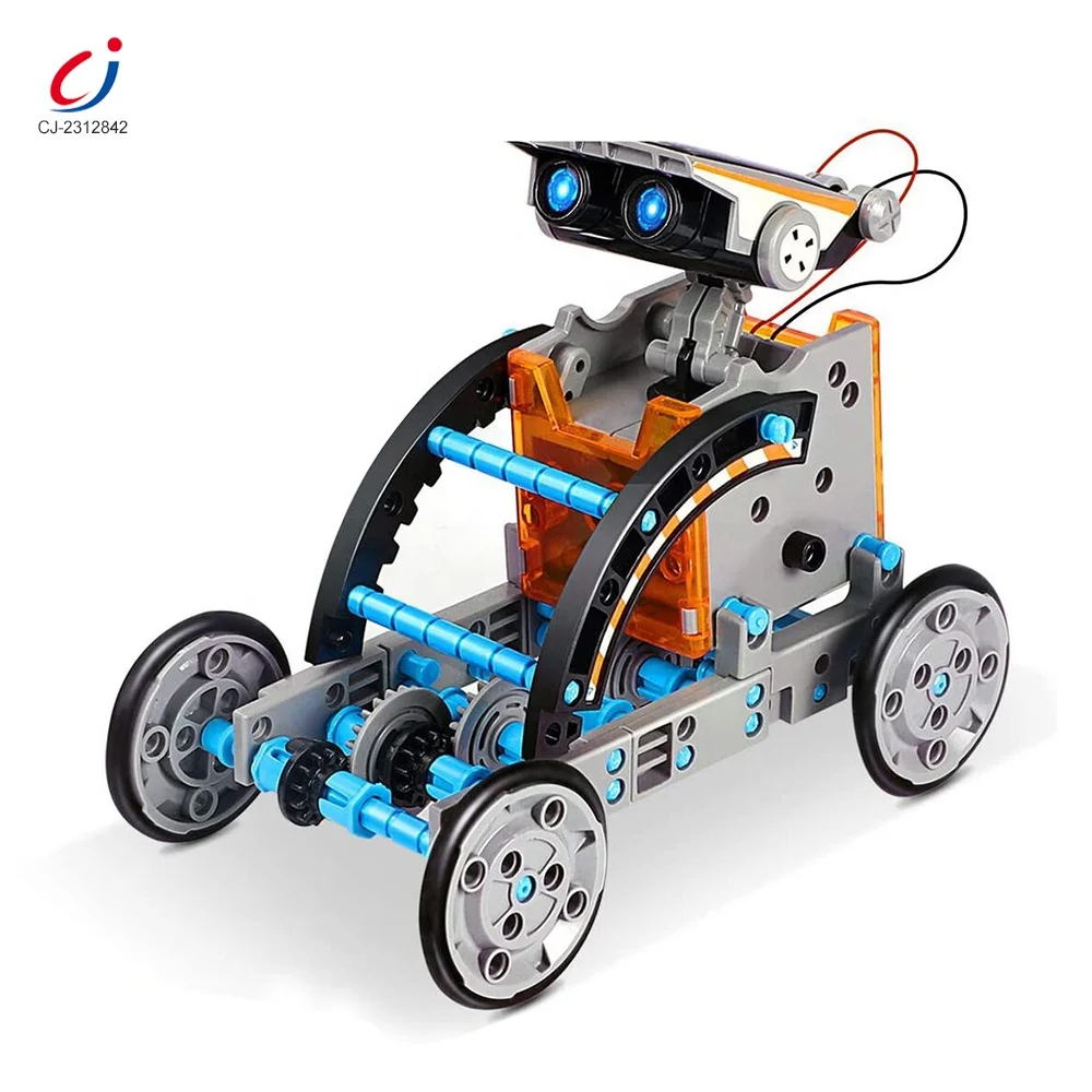Assembling education 12-in-1 stem solar robot kit toys diy building science stem solar robot kit 12 in 1 solar robot toy