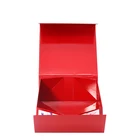 Box Paper Flat Paper Gift Box Folding Box Custom Logo Foldable Gift Box Paper Cardboard Rigid Flat Paper