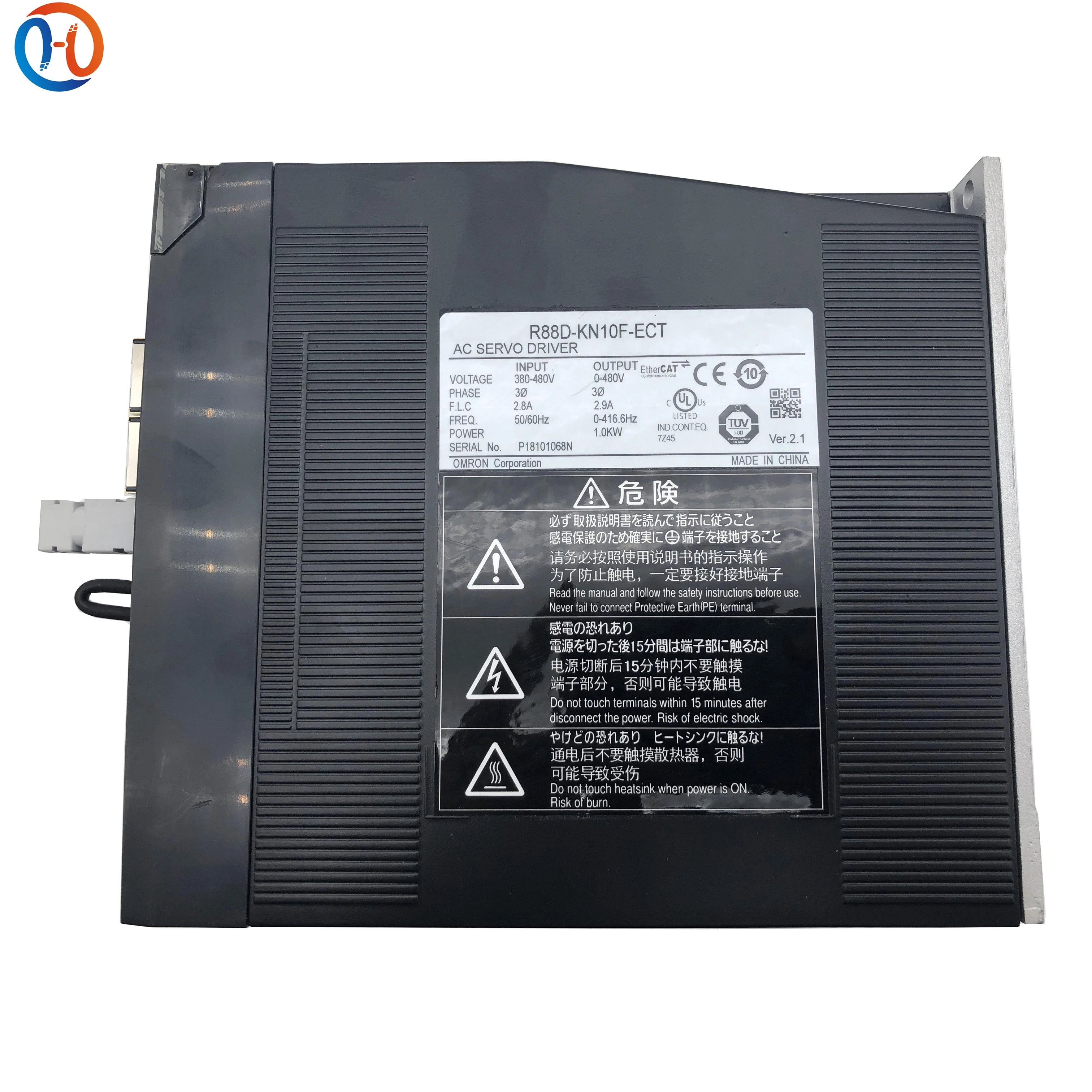 new original omron r88d servo drive built with ethercat communication it ensures high precision motion control and rapid response equipped with multi protection design it stably drives servo motors for industrial automation and precision positioning-4