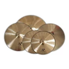 Professional Handmade Cymbal Set 14" Hi-Hat+16" Crash+18" Crash+20" Ride With Free Bag