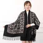 Brand Scarves Fashion Wool Winter Scarf Women Spain Scarf Plaid Thick Brand Shawls And Scarves For Women