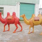 Sculpture Sculpture Factory Price Wholesale Outdoor Decoration Fiberglass Resin Animal Camel Sculpture