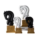Animal Unique Horse Resin Head Animal Figurine For Home And Tabletop Decoration